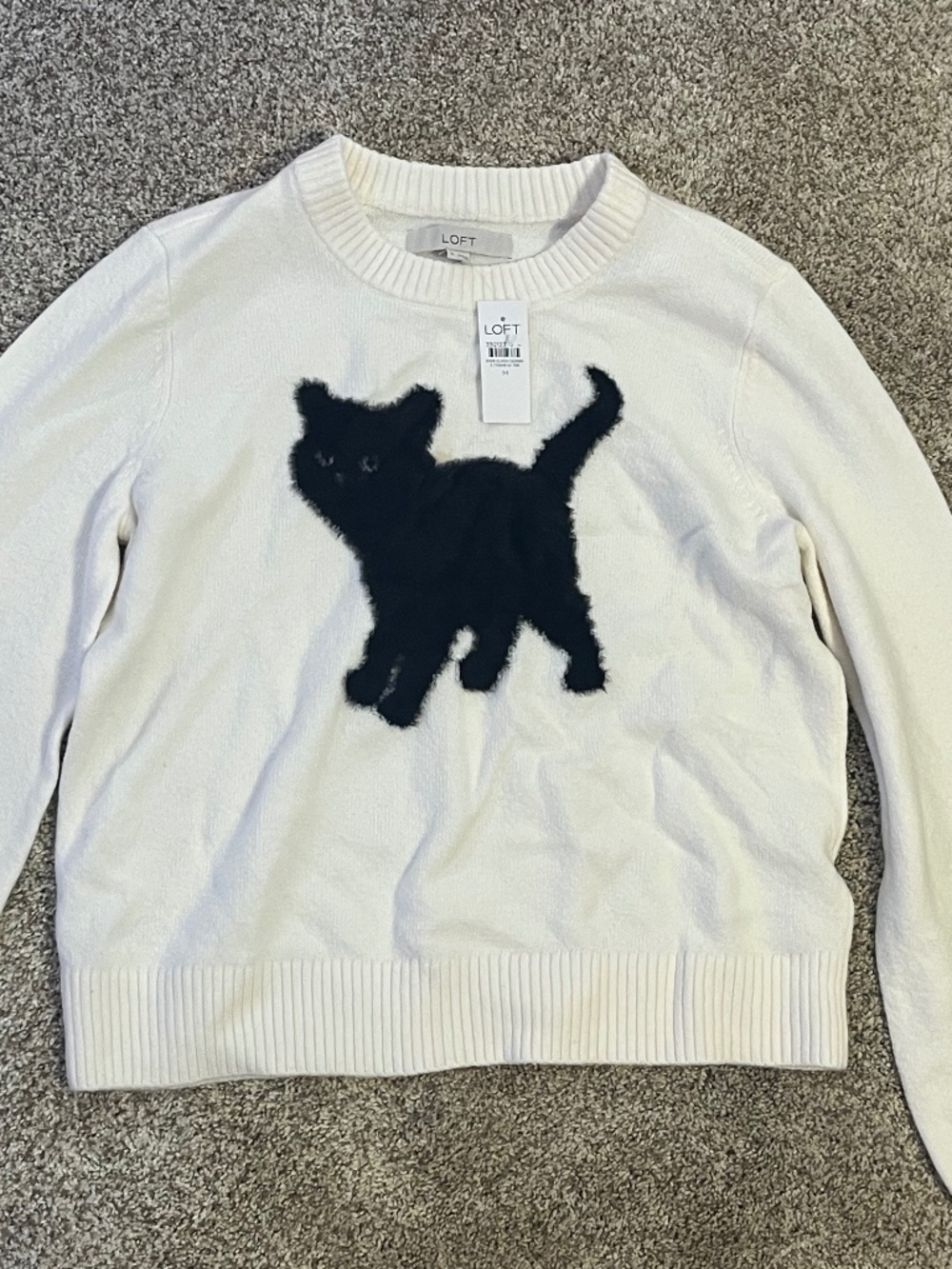 Lot black cat sweater